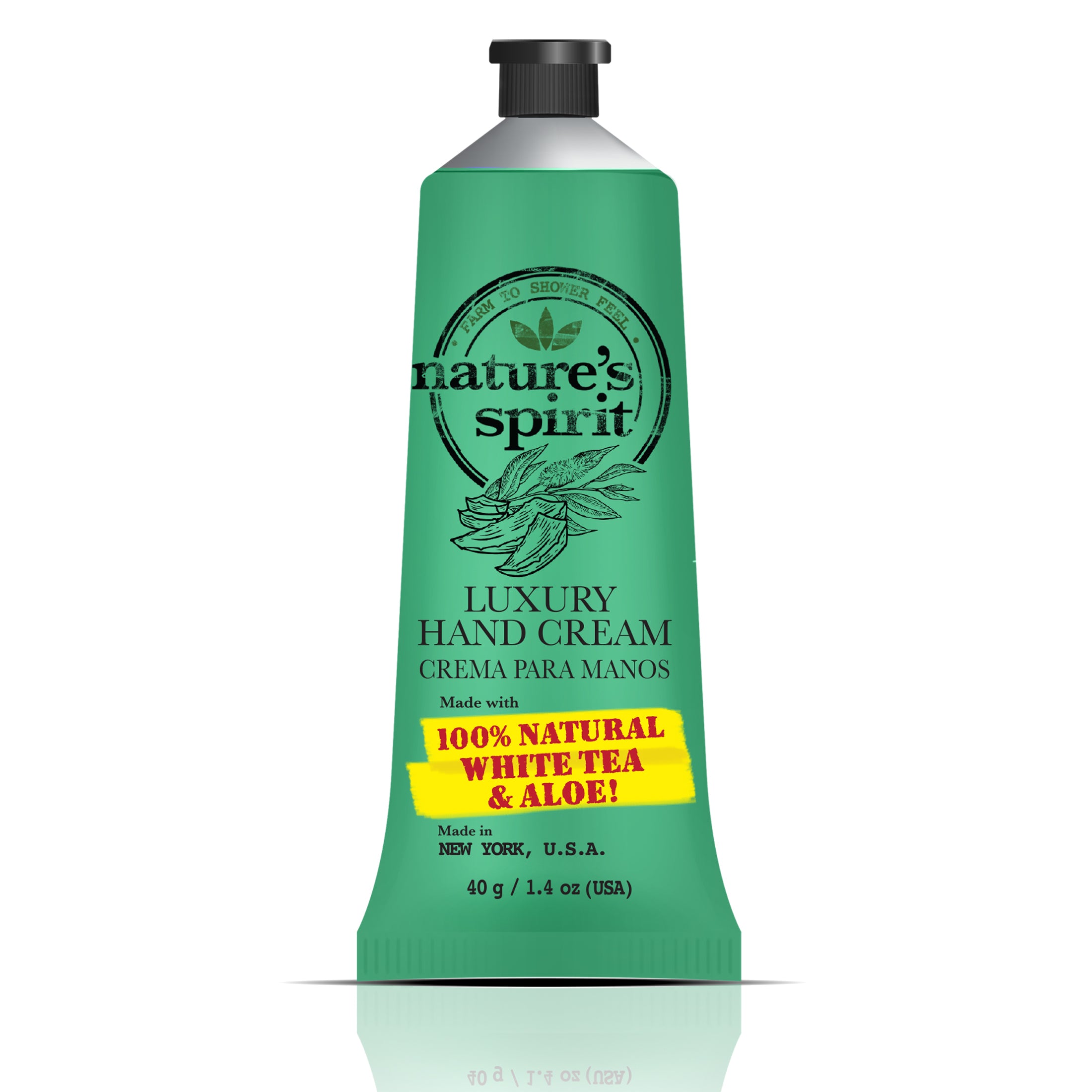 Nature's Spirit Luxury Hand Cream White Tea 1.4 oz | Nature's Spirit Beauty 