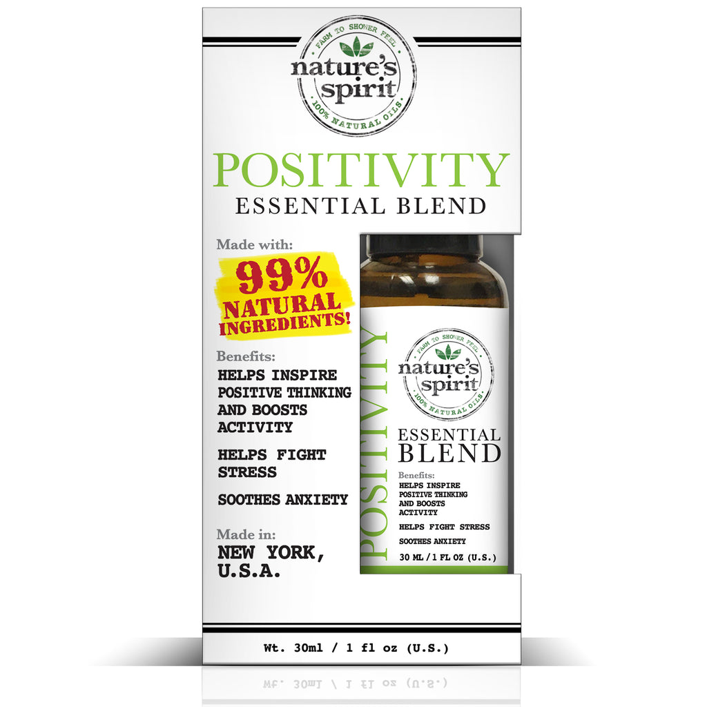 Nature's Spirit 100% Natural Essential Oil Blends - Positivity 1 oz.